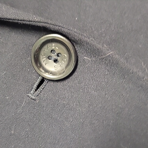 Michael Kors Navy Blazer with Rouched Sleeves - Picture 4 of 4